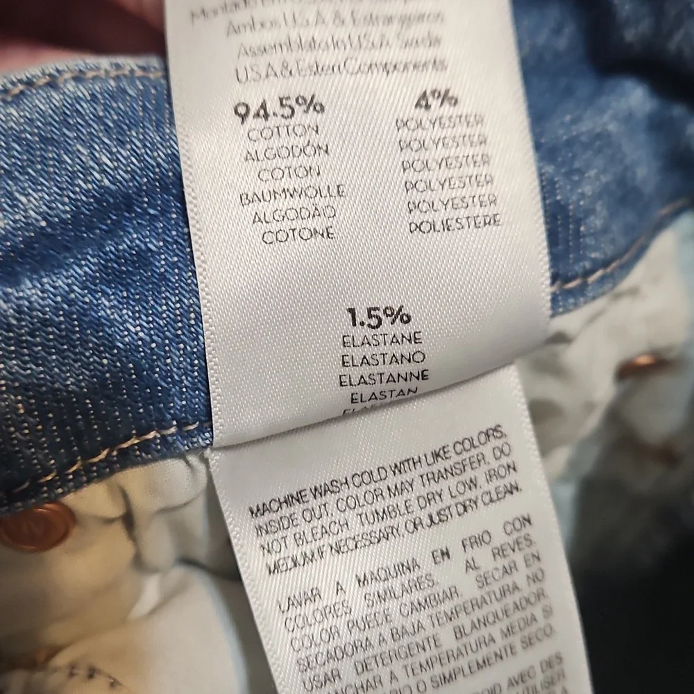 Mother High-Waisted Looker Ankle Fray Skinny Distessed Jeans